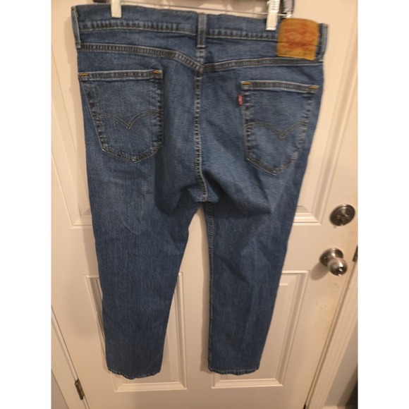 Levi's Men's 505 Regular Fit Stretch Jeans Size 36x30 - Picture 5 of 8